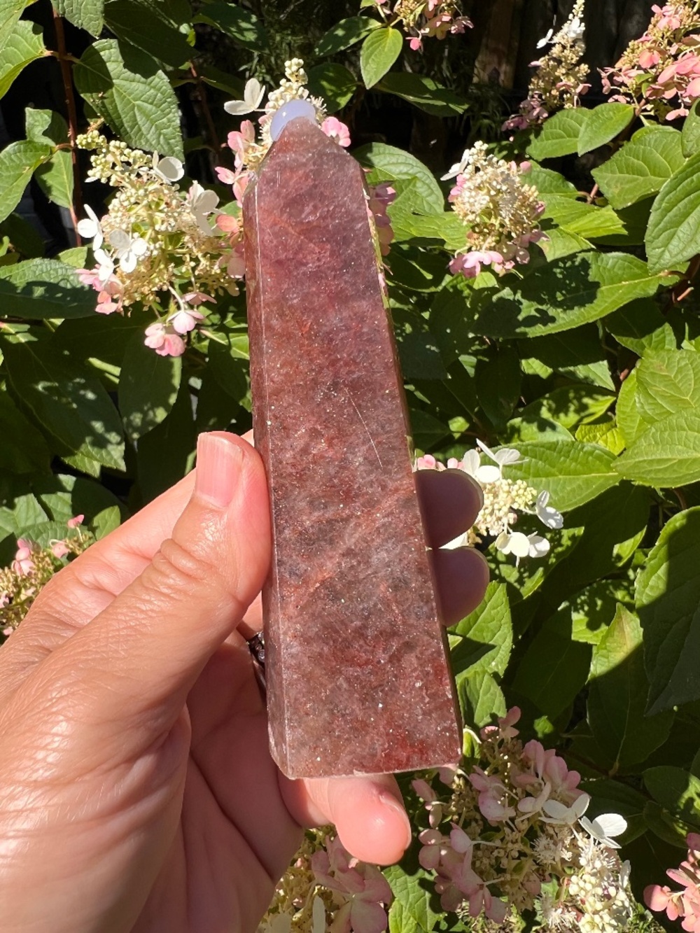 Strawberry (5) quartz tower | Crystal